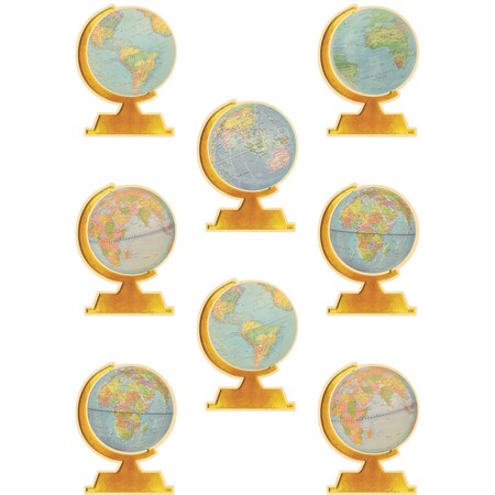 Teacher Created Resources Travel The Map Globes Accents, 30 Pieces, PK3 TCR8641